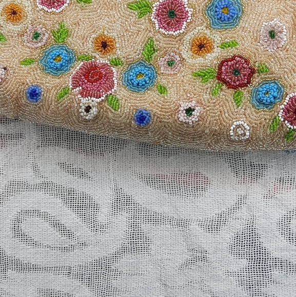 VINTAGE Beaded Handbag Made in France - Picture 5 of 6